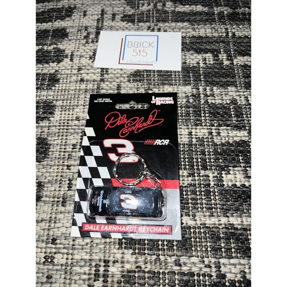 1998 Legends of Racing Dale Earnhardt Keychain #3 1:87 Scale Diecast Metal - Picture 1 of 2